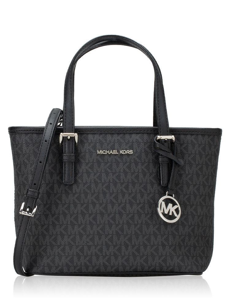 Jet Set Monogram XS Carryall Tote Black