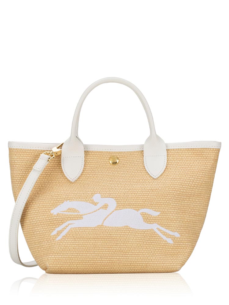 Le Pliage Panier Small Basket Bag White
