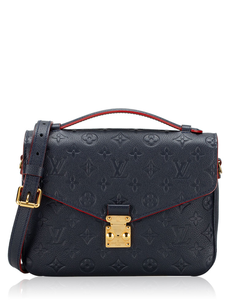 Monogram Empreinte Pochette Metis Marine Rouge