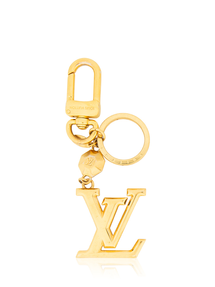LV Facettes Bag Charm Gold