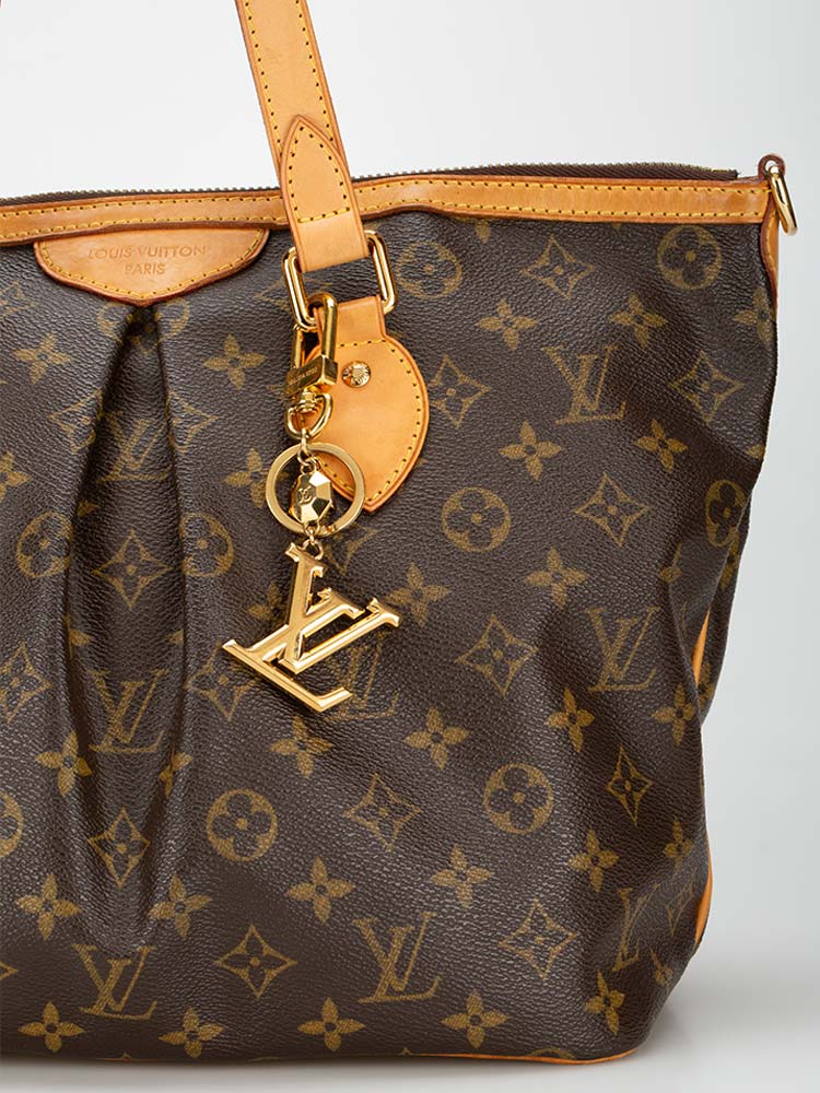 LV Facettes Bag Charm Gold