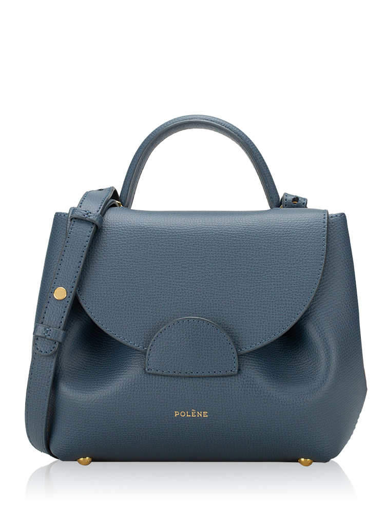 Textured Calfskin Numero Un Nano Bleu Minuit