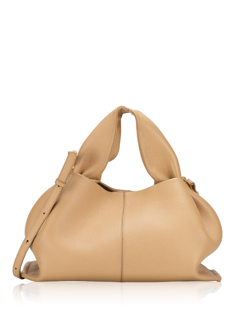 Textured Calfskin Numero Neuf Beige