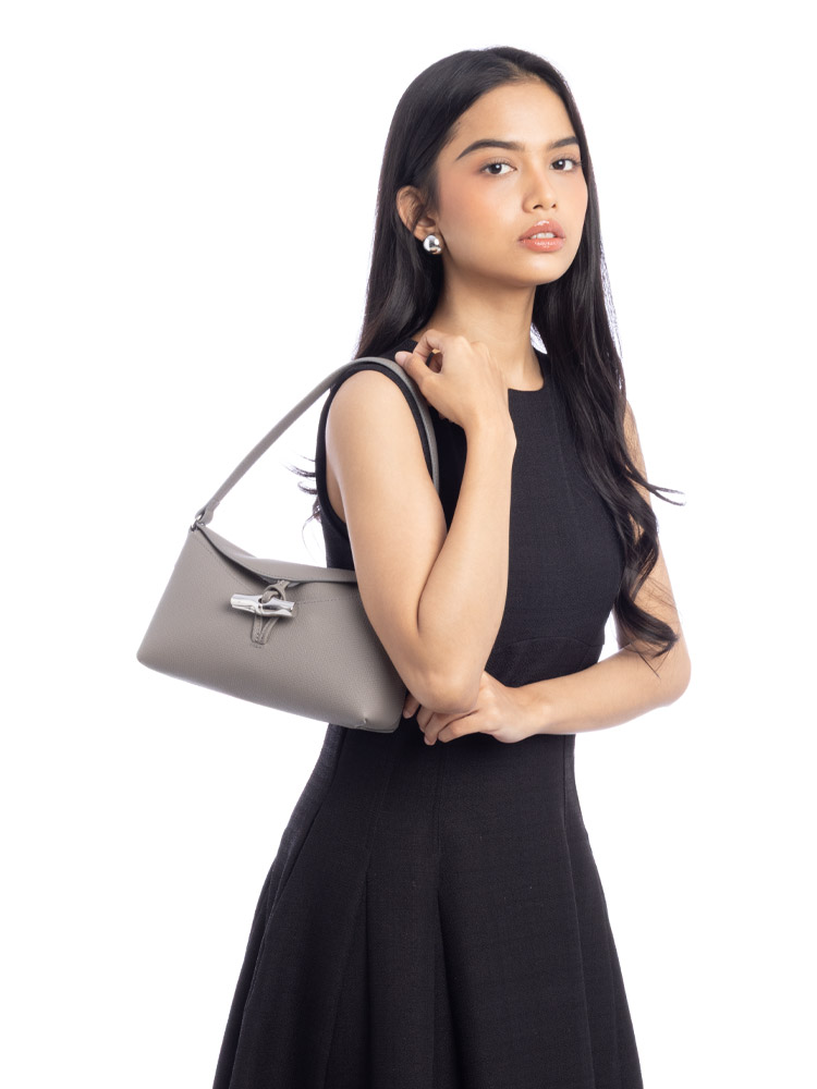 Le Roseau Small Hobo Bag Dove Grey