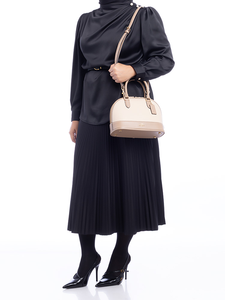 Le Roseau Small Shoulder Bag Black