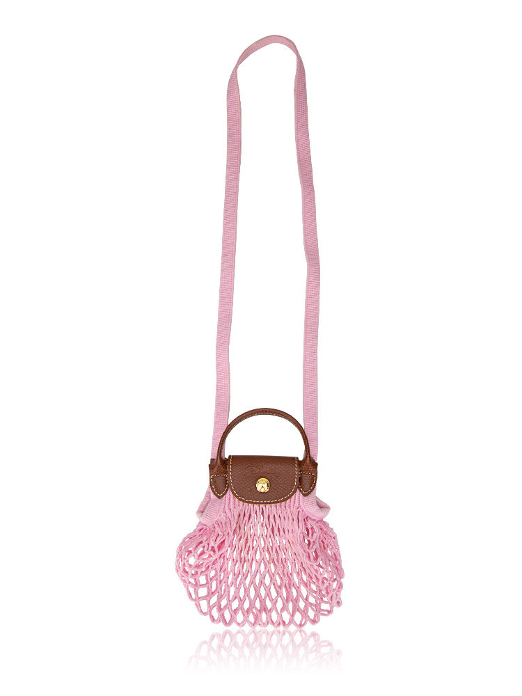 Le Pliage Filet Crossbody XS Pink