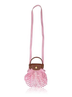 Le Pliage Filet Crossbody XS Pink