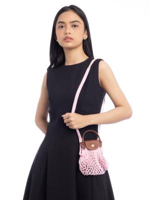 Le Pliage Filet Crossbody XS Pink