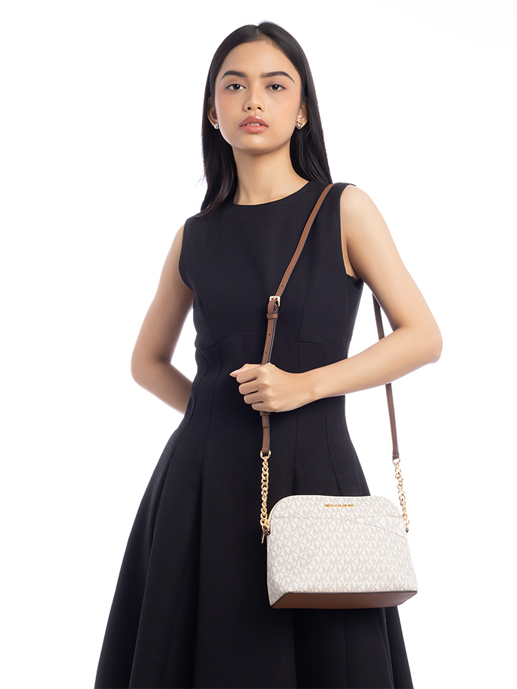Jet Set Signature Dome X Crossbody Vanilla