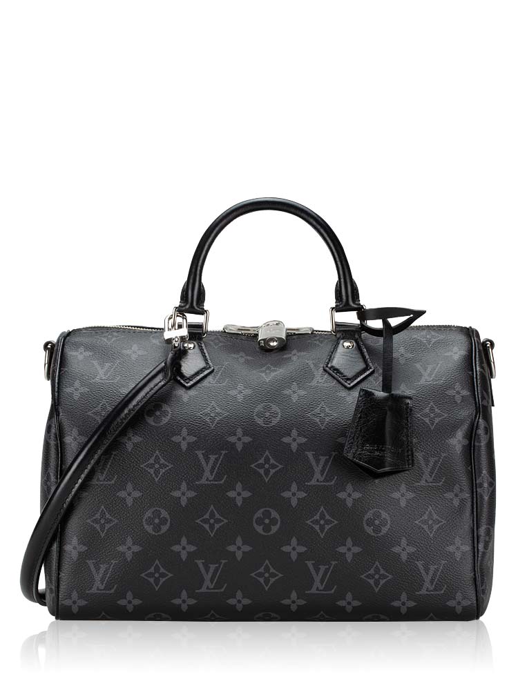 Monogram Eclipse Speedy Soft 30 with Shoulder Strap