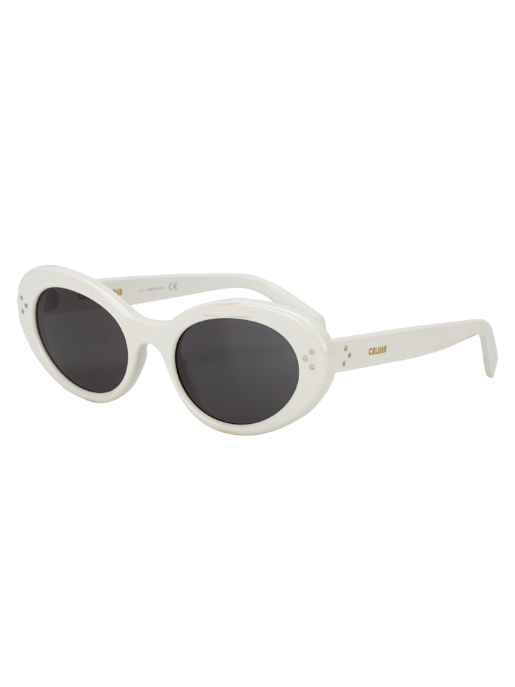 CL40193I Oval Sunglasses White