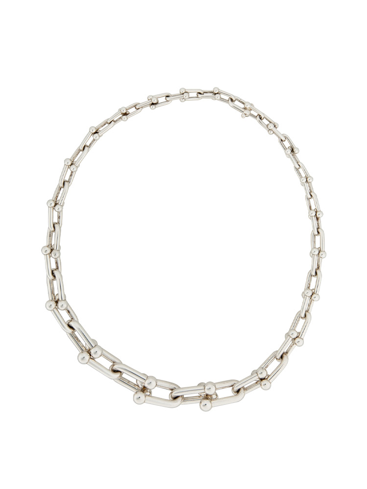 Sterling Silver HardWear Graduated Link Necklace
