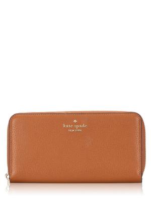 Leila Continental Wallet Warm Gingerbread