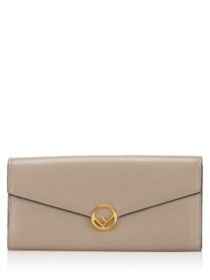 Vitello Cruise F is Fendi Envelope Wallet Tortora