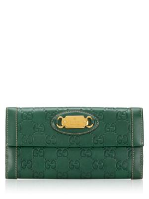 Guccisima Continental Wallet Green