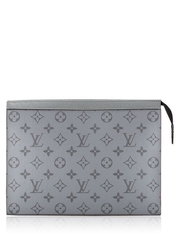 Monogram Taigarama Pochette Voyage MM Gunmetal