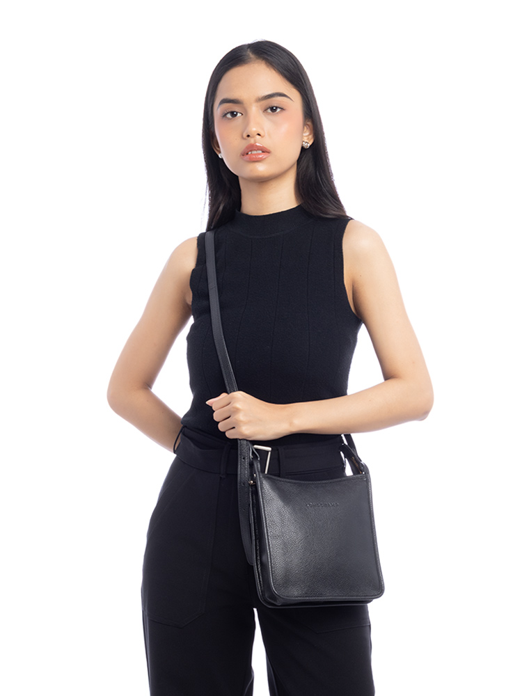 Le Foulonne Small Crossbody Black