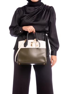 Taurillon City Steamer MM Kaki Creme Black