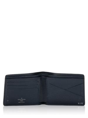 Men Epi Multiple Wallet Bleu Marine