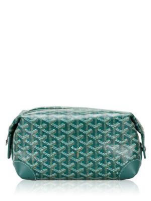 Goyardine Bowling 25 Trousse de Toilette Green