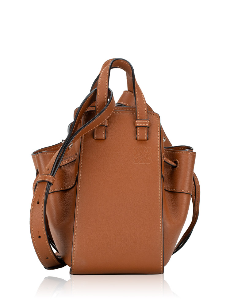 Calfskin Hammock Mini Shoulder Bag Tan