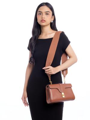 Smooth Calfskin Teen Soft 16 Shoulder Bag Tan