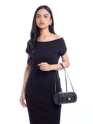 Caviar 26 Preppy Small Bowling Bag Black