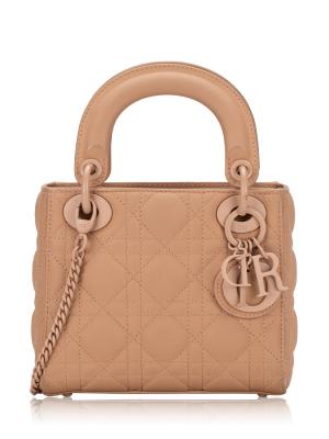 Ultramatte Cannage Mini Lady Dior Blush