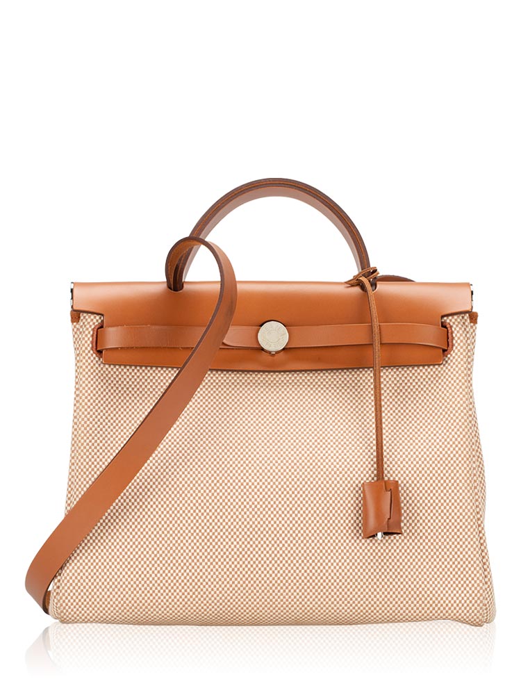 Vache Hunter Criss Viking Herbag Zip Retourne 31 PM Ecru Beige Naturel