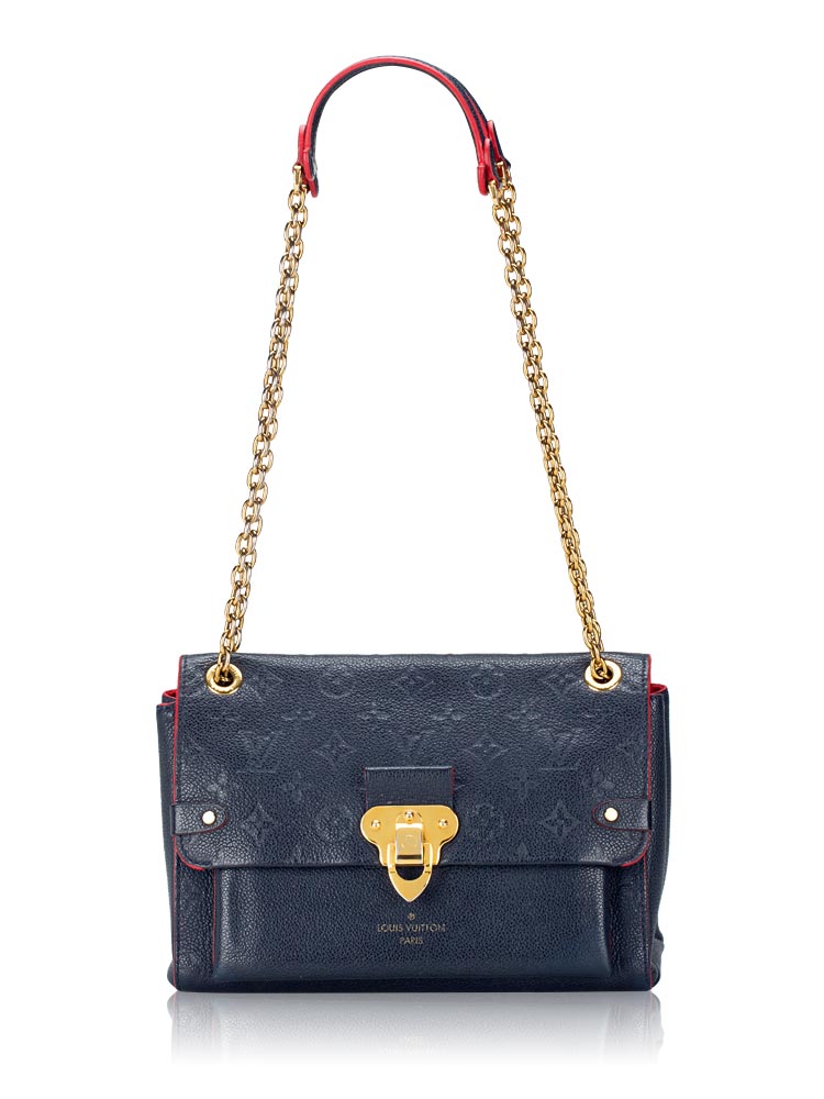 Monogram Empreinte Vavin PM Marine Rouge