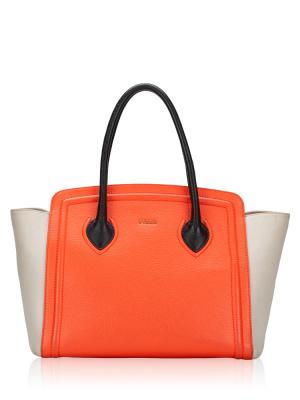 Tri-Color College Tote Orange