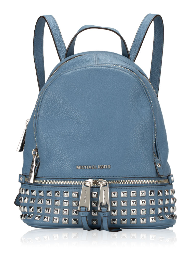 Rhea Studded Backpack Light Sky