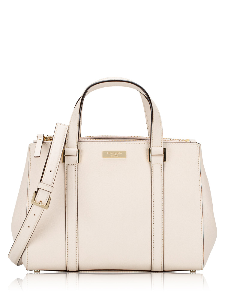 Newbury Lane Loden Satchel Ivory