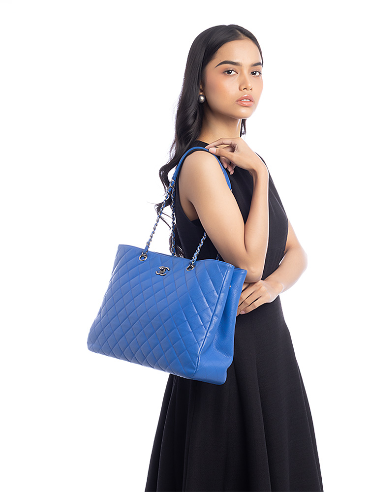 Caviar CC Large Tote Blue