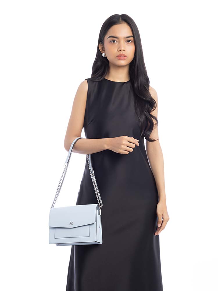 Robinson Convertible Shoulder Bag Blue Mist