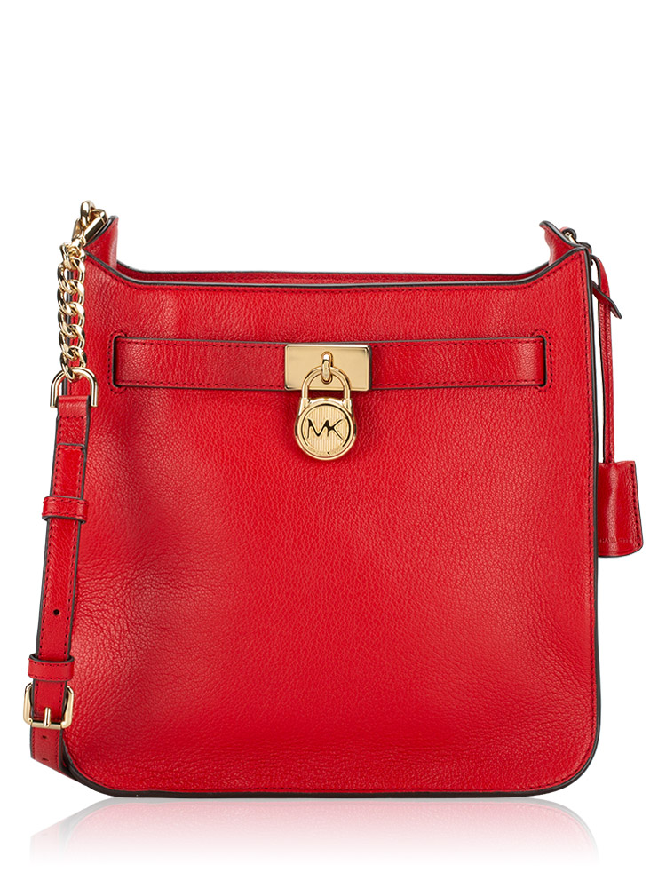 Hamilton Leather Medium Messenger Red