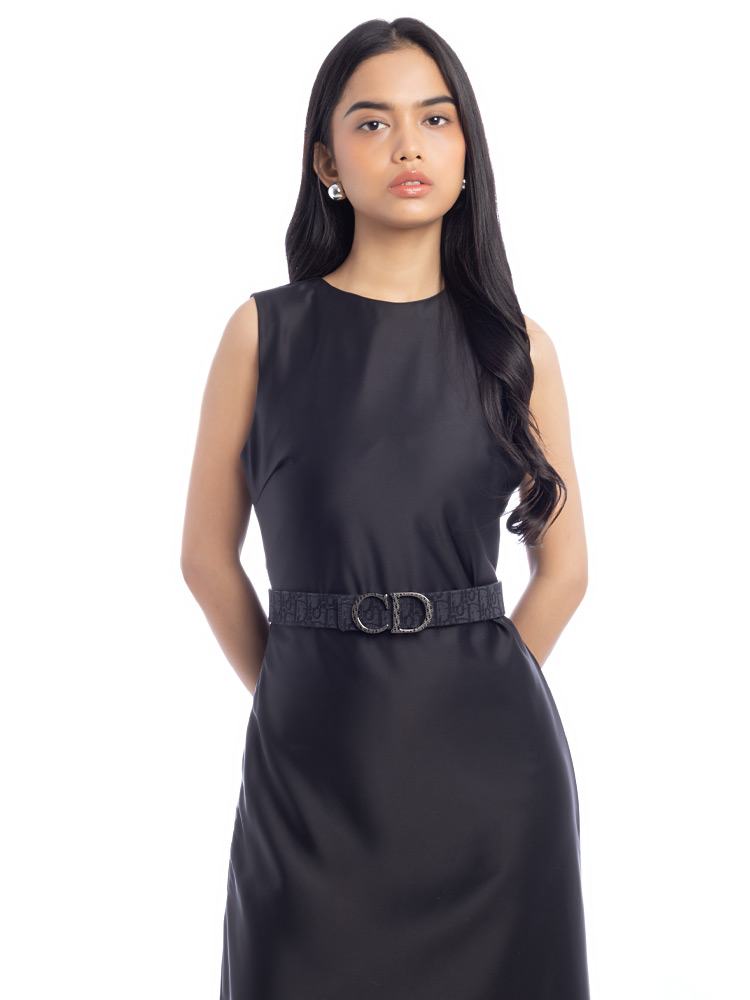 Oblique 35mm Belt Black Sz 95