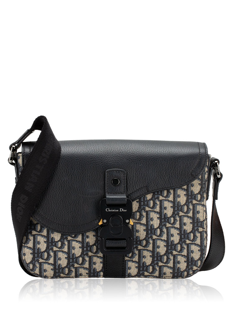 Oblique Saddle Messenger Black