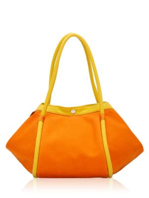 Toile Officier Lindy Beach Tote Orange Soleil