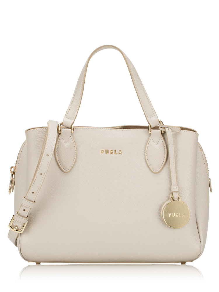 Minerva Leather Large Tote Perla