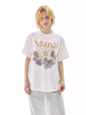 Flower Mardi Jardin T-Shirt Cream Peanut