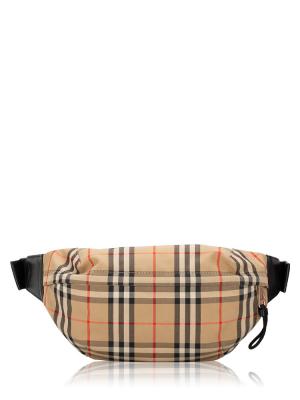 Nylon Vintage Check Sonny Bum Bag Archive Beige