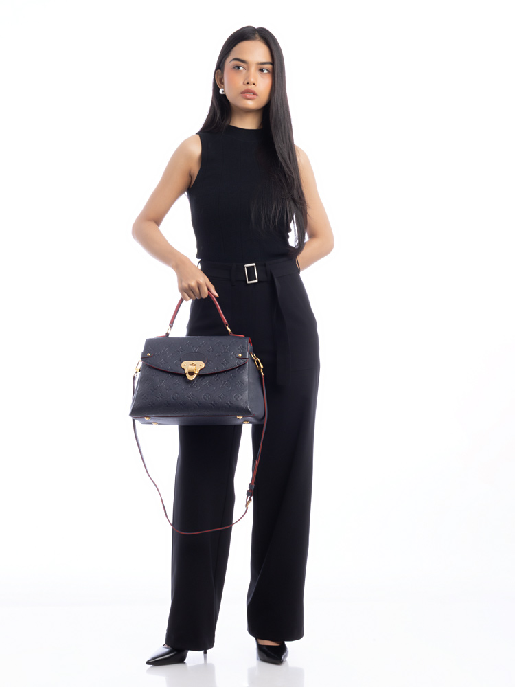 Monogram Empreinte Georges MM Marine Rouge