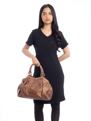 Guccissima Sukey Medium Tote Bronze