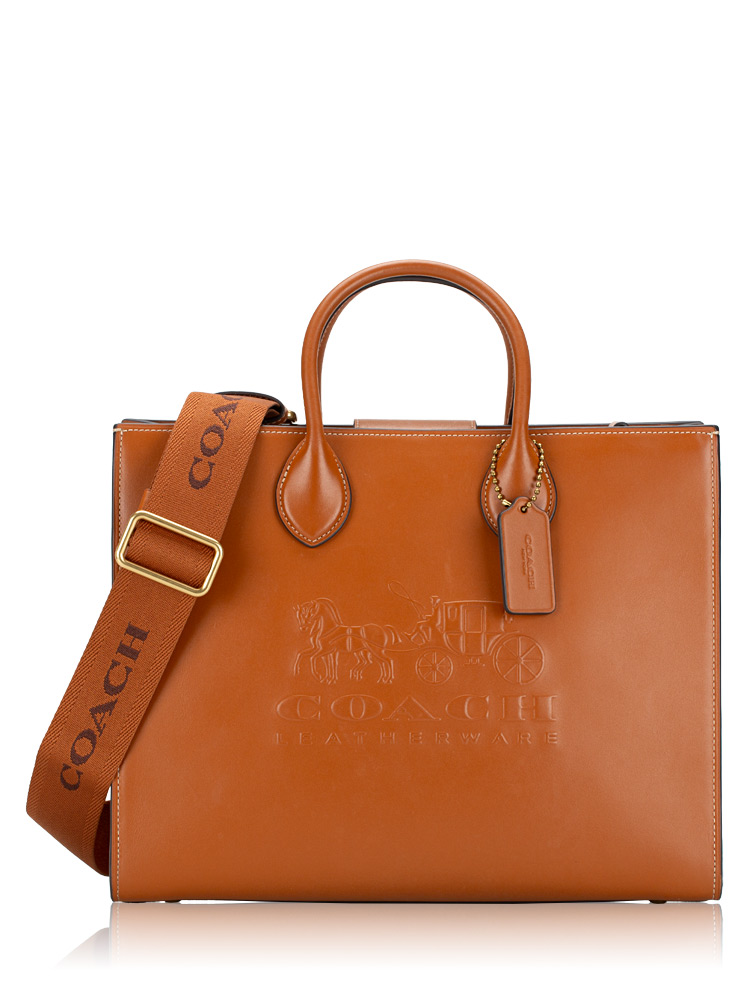 CR684 Ace Leather Tote 35 Tan