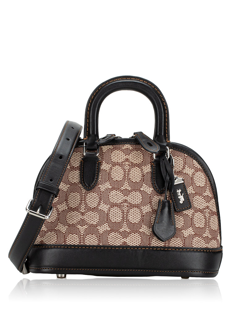 CF295 Signature Revel Satchel Cocoa Black