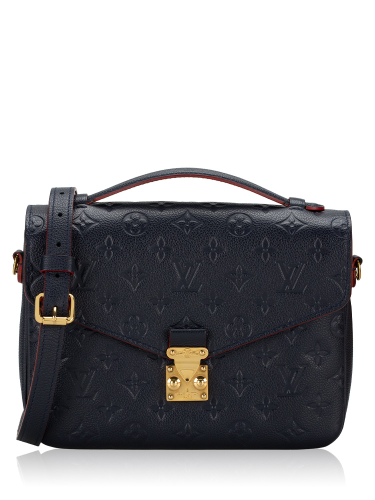 Monogram Empreinte Pochette Metis Marine Rouge