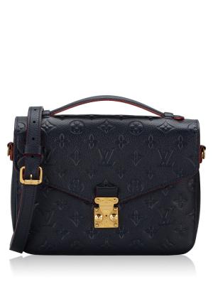 Monogram Empreinte Pochette Metis Marine Rouge