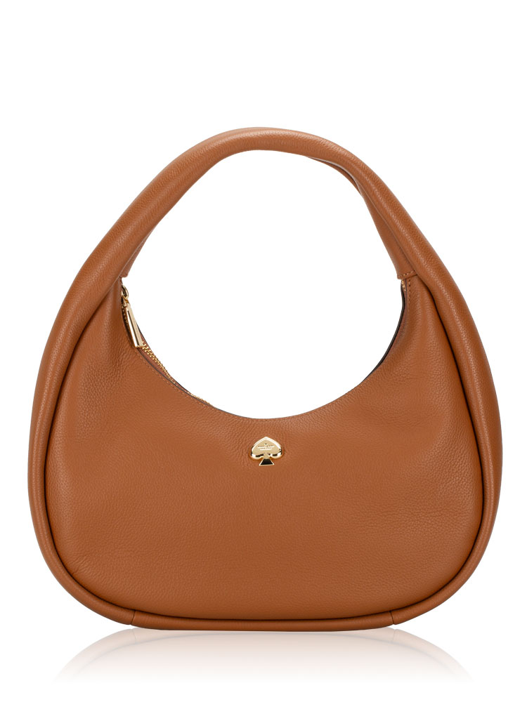 Kayla Crescent Shoulder Bag Warm Gingerbread