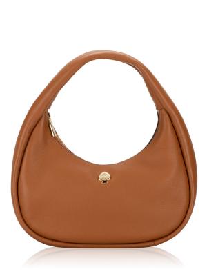 Kayla Crescent Shoulder Bag Warm Gingerbread